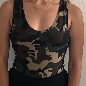 Camo body suit